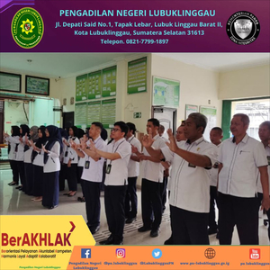APEL SENIN PAGI PENGADILAN NEGERI LUBUKLINGGAU